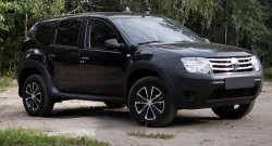 7 349 р. Накладки арок RA (комплект) Renault Duster HS дорестайлинг (2010-2015) (Поверхность шагрень)  с доставкой в г. Москва. Увеличить фотографию 2