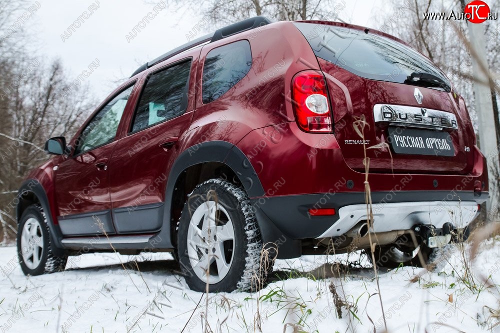 7 999 р. Диффузор заднего бампера RA Renault Duster HS дорестайлинг (2010-2015)  с доставкой в г. Москва