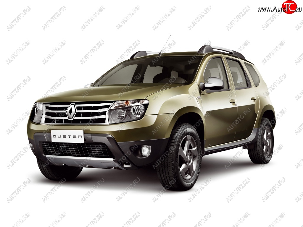 5 999 р. Передний бампер Стандартный (с отверстиями под ПТФ) Renault Duster HS дорестайлинг (2010-2015) (Неокрашенный)  с доставкой в г. Москва