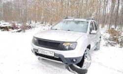 4 599 р. Решётка радиатора DM-Style  Renault Duster  HS (2010-2015) дорестайлинг (Без сетки, Неокрашенная глянец (под окраску))  с доставкой в г. Москва. Увеличить фотографию 4