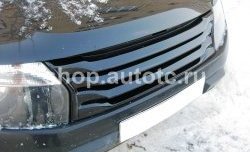 3 199 р. Решётка радиатора MT  Renault Duster  HS (2010-2015) дорестайлинг (Неокрашенная)  с доставкой в г. Москва. Увеличить фотографию 3