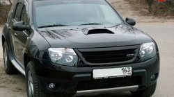 4 399 р. Решётка радиатора Next №2 Renault Duster HS дорестайлинг (2010-2015) (Неокрашенная)  с доставкой в г. Москва. Увеличить фотографию 2