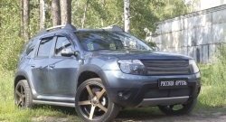 2 199 р. Защитная сетка решетки переднего бампера (с обвесом без дхо) РА Renault Duster HS дорестайлинг (2010-2015)  с доставкой в г. Москва. Увеличить фотографию 2