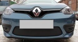 1 469 р. Сетка на бампер Russtal (черная) Renault Fluence дорестайлинг (2010-2012)  с доставкой в г. Москва. Увеличить фотографию 3