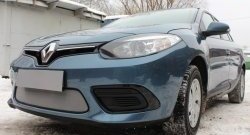 1 539 р. Сетка на бампер Russtal (хром) Renault Fluence дорестайлинг (2010-2012)  с доставкой в г. Москва. Увеличить фотографию 2