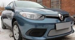 1 539 р. Сетка на бампер Russtal (хром) Renault Fluence дорестайлинг (2010-2012)  с доставкой в г. Москва. Увеличить фотографию 3