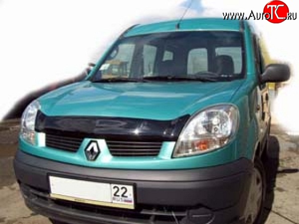 2 699 р. Дефлектор капота NovLine Renault Kangoo KC рестайлинг (2003-2007)  с доставкой в г. Москва