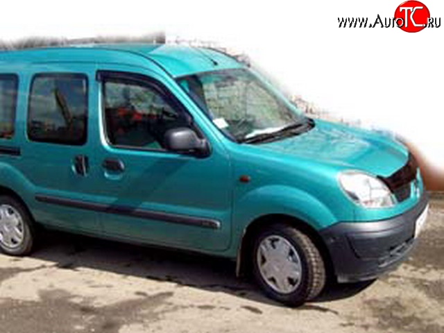 1 799 р. Дефлекторы окон (ветровики) Novline 2 шт. Renault Kangoo KC рестайлинг (2003-2007)  с доставкой в г. Москва