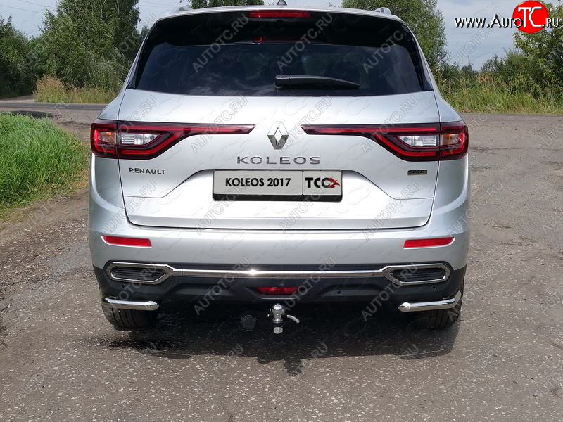 10 549 р. Фаркоп (тягово-сцепное устройство) TCC Renault Koleos 2 (2016-2024) (Оцинкованный, шар E)  с доставкой в г. Москва