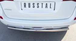 18 549 р. Защита заднего бампера (Ø75x42 мм, нержавейка) Russtal Renault Koleos 1 Phase 2 (2011-2013)  с доставкой в г. Москва. Увеличить фотографию 4