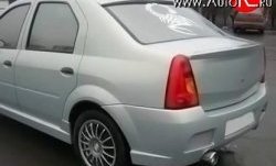 2 699 р. Козырёк на заднее лобовое стекло Street Renault Logan 1 дорестайлинг (2004-2010) (Неокрашенный)  с доставкой в г. Москва. Увеличить фотографию 2