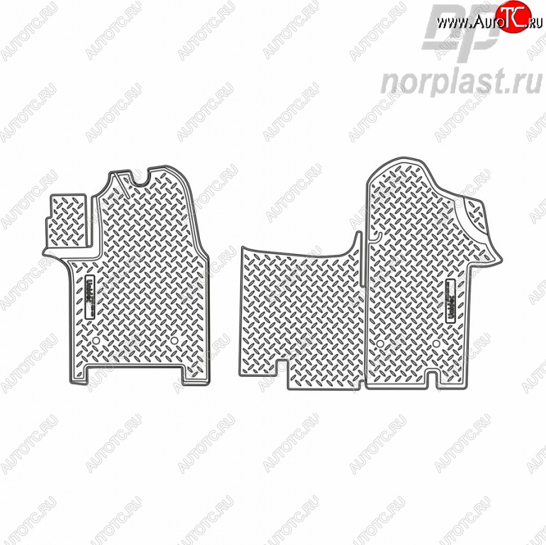 1 899 р. Комплект ковриков в салон Norplast  Renault Master  FV,JV (2010-2018) фургон дорестайлинг, фургон 1-ый рестайлинг  с доставкой в г. Москва