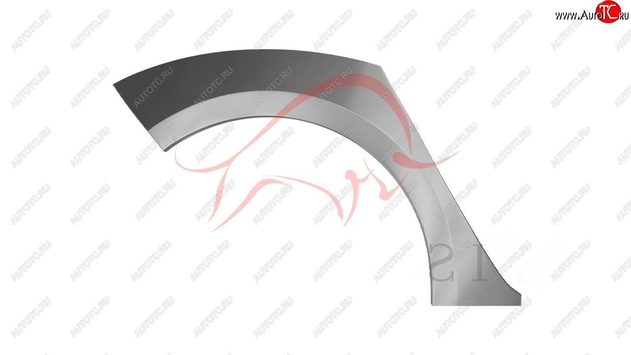 2 189 р. Правая задняя ремонтная арка (внешняя) Wisentbull  Renault Megane  универсал (2016-2025)  дорестайлинг  с доставкой в г. Москва
