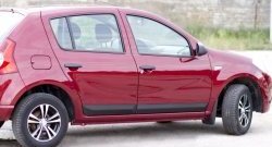 Молдинги дверей RA (Stepway, широкие, комплект) Renault Sandero Stepway (BS) (2010-2014) ()