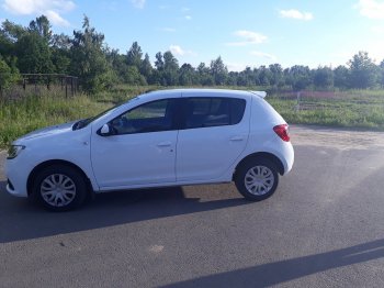 6 499 р. Спойлер INMAX Renault Sandero (B8) дорестайлинг (2014-2018) (неокрашенный)  с доставкой в г. Москва. Увеличить фотографию 5