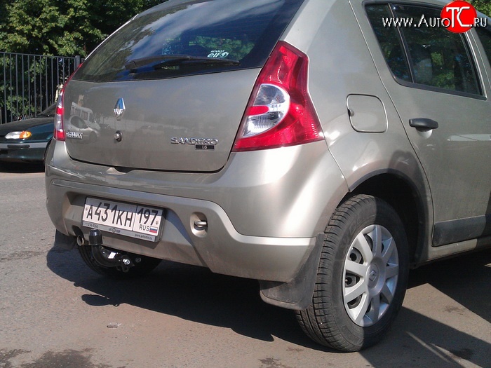 10 799 р. Фаркоп (хетчбек) NovLine  Renault Sandero  (BS) (2009-2014)  с доставкой в г. Москва