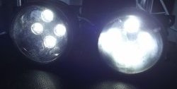 2 079 р. Разработка и создание уникальных дневных ходовых огней LED АвтоТК Toyota Land Cruiser 100 2-ой рестайлинг (2005-2007) (4 LED/модуль, Цвет свечения: холодный белый, Выключение ДХО при габаритах, Взамен ПТФ)  с доставкой в г. Москва. Увеличить фотографию 6