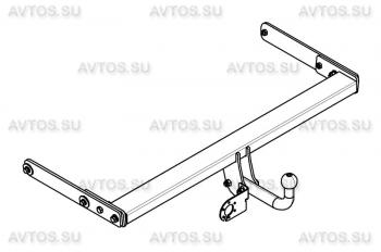 7 699 р. Фаркоп (условно-съемный шар) AvtoS Volkswagen Tiguan Mk2 дорестайлинг (2016-2020)  с доставкой в г. Москва. Увеличить фотографию 2