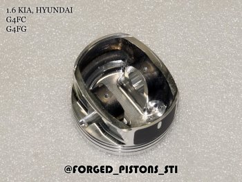 16 999 р. Поршни (1,6 G4FC, G4FG) СТИ Hyundai i20 PB хэтчбэк дорестайлинг (2008-2012) (диаметр поршня: 77.25 мм)  с доставкой в г. Москва. Увеличить фотографию 4