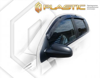 Ветровики дверей CA-Plastic Classic полупрозрачный Chevrolet Aveo T250 хэтчбек 5 дв рестайлинг (2006-2011)