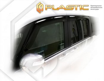 2 289 р. Дефлектора окон CA-Plastic Honda StepWagon 5 RP1,RP2, RP3, RP4, RP5  минивэн рестайлинг (2017-2022) (серия Classic полупрозрачный)  с доставкой в г. Москва. Увеличить фотографию 2