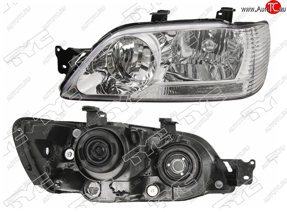 9 599 р. Левая фара (под 2 лампочки) TYC Mitsubishi Lancer Cedia 9 CS универсал (2000-2003)  с доставкой в г. Москва