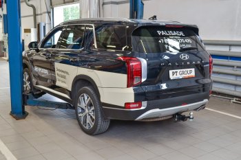 17 999 р. Фаркоп (быстросъемный квадрат) Petroil Tuning  Hyundai Palisade  LX2 (2018-2022)  с доставкой в г. Москва. Увеличить фотографию 2