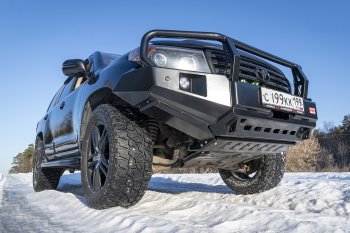 65 999 р. Бампер передний силовой РИФ  Toyota Land Cruiser  200 (2007-2015) дорестайлинг, 1-ый рестайлинг (С дополнительными фарами, защитной дугой и защитой бачка омывателя)  с доставкой в г. Москва. Увеличить фотографию 13