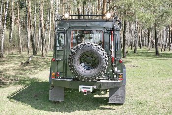 29 999 р. Бампер задний силовой РИФ  Land Rover Defender 110  1 L316 - Defender 90  1 L316 (Под лебёдку)  с доставкой в г. Москва. Увеличить фотографию 2