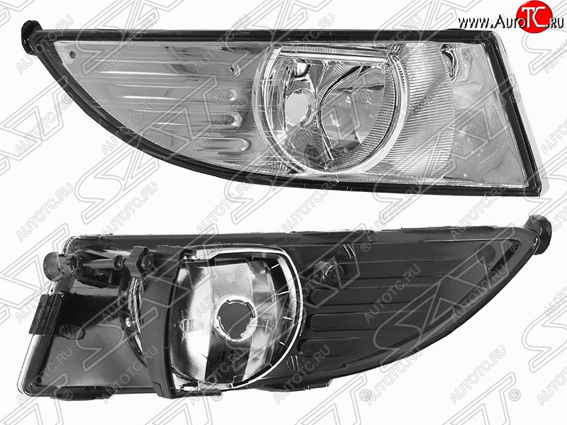 1 389 р. Правая противотуманная фара SAT (под одну лампу) Skoda Fabia Mk2 универсал рестайлинг (2010-2014)  с доставкой в г. Москва