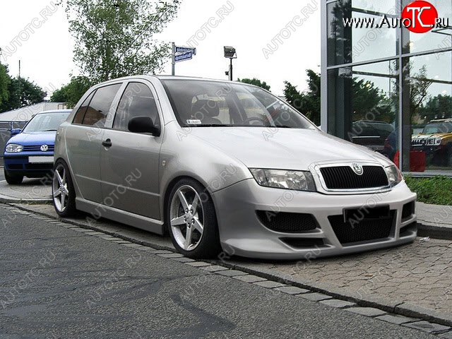 25 699 р. Передний бампер Weber Sport Skoda Fabia Mk1 седан рестайлинг (2004-2008)  с доставкой в г. Москва