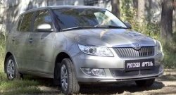 1 999 р. Защитная сетка решетки переднего бампера РА Skoda Fabia Mk2 универсал рестайлинг (2010-2014)  с доставкой в г. Москва. Увеличить фотографию 3