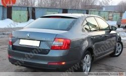 4 649 р. Козырёк на заднее стекло RS Skoda Octavia A7 дорестайлинг лифтбэк (2012-2017) (Неокрашенный)  с доставкой в г. Москва. Увеличить фотографию 5