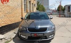 1 149 р. Комплект ресничек на фары Sport Skoda Octavia A7 дорестайлинг лифтбэк (2012-2017) (Неокрашенные)  с доставкой в г. Москва. Увеличить фотографию 2