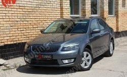 1 149 р. Комплект ресничек на фары Sport Skoda Octavia A7 дорестайлинг лифтбэк (2012-2017) (Неокрашенные)  с доставкой в г. Москва. Увеличить фотографию 3