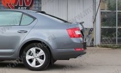 5 849 р. Спойлер RS Skoda Octavia A7 рестайлинг лифтбэк (2016-2020) (Неокрашенный)  с доставкой в г. Москва. Увеличить фотографию 6