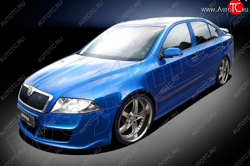 28 999 р. Передний бампер R1 Skoda Octavia A5 дорестайлинг универсал (2004-2008)  с доставкой в г. Москва