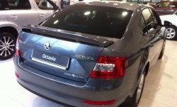 2 649 р. Спойлер LitCompany Skoda Octavia A7 рестайлинг лифтбэк (2016-2020) (Неокрашенный)  с доставкой в г. Москва. Увеличить фотографию 9