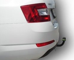 16 349 р. Фаркоп Лидер Плюс.  Skoda Octavia  A7 (2012-2020) дорестайлинг лифтбэк, рестайлинг лифтбэк (Без электропакета)  с доставкой в г. Москва. Увеличить фотографию 3