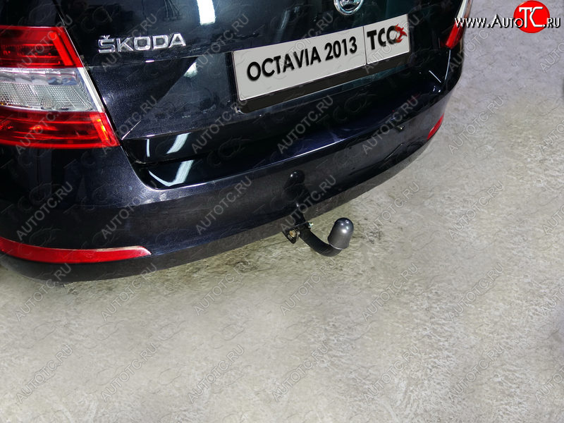 13 399 р. Фаркоп (тягово-сцепное устройство) TCC Skoda Octavia A7 дорестайлинг лифтбэк (2012-2017) (Оцинкованный, шар A )  с доставкой в г. Москва