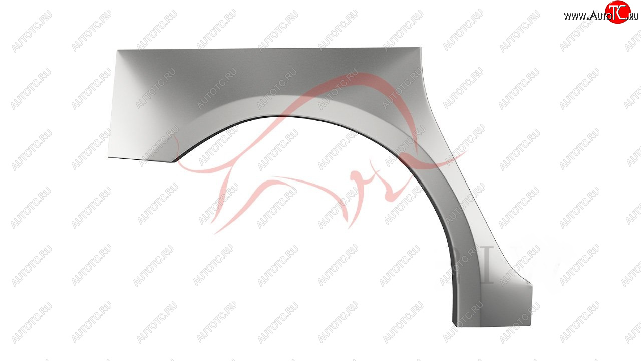 2 189 р. Правая задняя ремонтная арка (внешняя) Wisentbull Skoda Praktik (2007-2015)  с доставкой в г. Москва