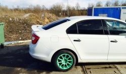 4 999 р. Спойлер RS style Skoda Rapid NH3 дорестайлинг лифтбэк (2012-2017) (Неокрашенный)  с доставкой в г. Москва. Увеличить фотографию 12