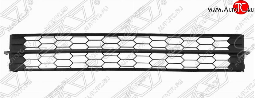 749 р. Решётка в передний бампер SAT Skoda Rapid NH3 дорестайлинг лифтбэк (2012-2017)  с доставкой в г. Москва