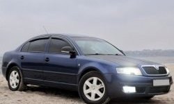 1 649 р. Реснички на фары CT Skoda Superb седан 3U дорестайлинг (2001-2006) (Неокрашенные)  с доставкой в г. Москва. Увеличить фотографию 3