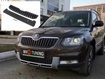 2 999 р. Заглушка воздухозаборника бампера (нижняя, OUTDOOR) MV-Tuning  Skoda Yeti (2013-2018) (Текстурная поверхность)  с доставкой в г. Москва. Увеличить фотографию 2