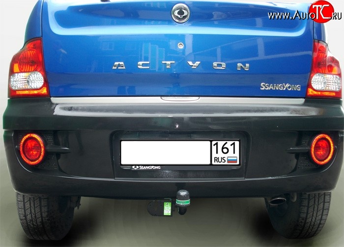 7 399 р. Фаркоп Лидер Плюс SSANGYONG Actyon 1 (2006-2010) (Без электропакета)  с доставкой в г. Москва