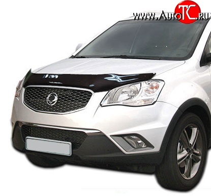 2 879 р. Дефлектор капота NovLine SSANGYONG Actyon дорестайлинг (2010-2013)  с доставкой в г. Москва