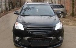 3 949 р. Решётка радиатора CT  SSANGYONG Actyon (2010-2013) дорестайлинг (Неокрашенная)  с доставкой в г. Москва. Увеличить фотографию 4