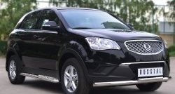 26 999 р. Широкая защита порогов SLITKOFF SSANGYONG Actyon дорестайлинг (2010-2013)  с доставкой в г. Москва. Увеличить фотографию 4