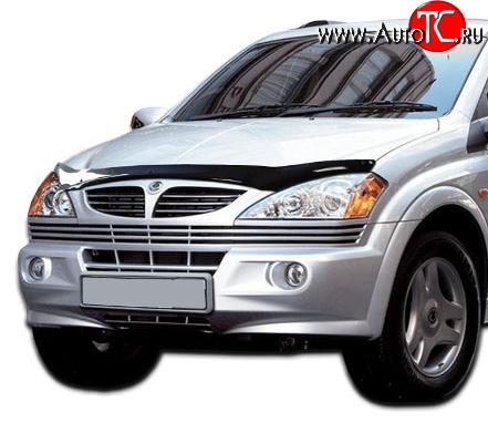 593 р. Дефлектор капота NovLine SSANGYONG Kyron дорестайлинг (2005-2007)  с доставкой в г. Москва